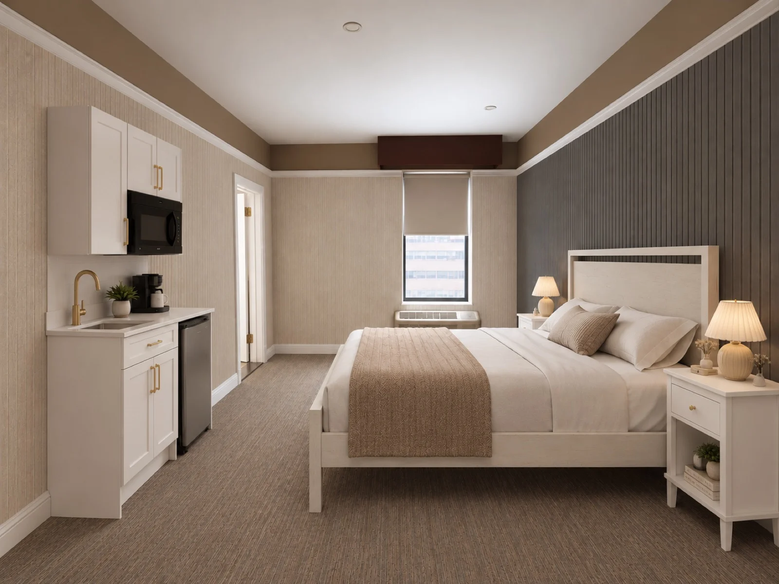 Private room with private bathroom in Midtown – Utilities included