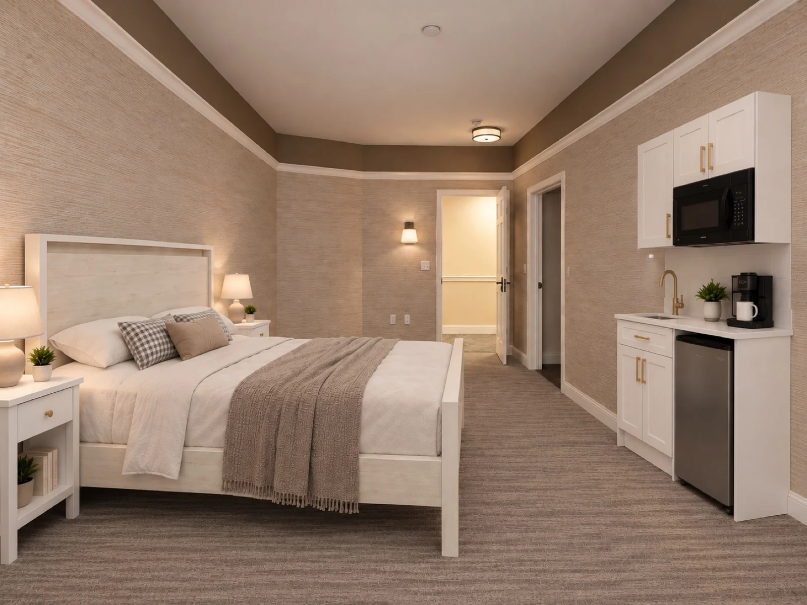 Private room with private bathroom in Midtown – Utilities included