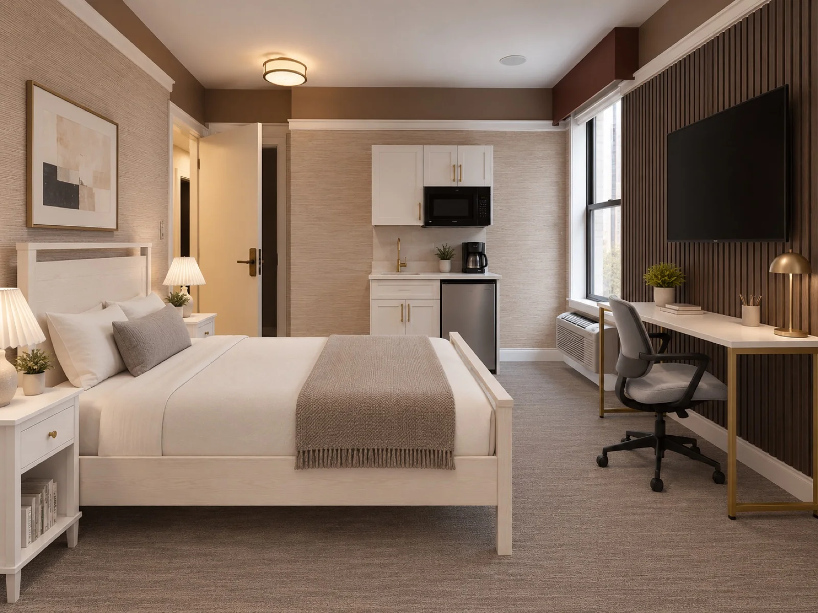 Private room with private bathroom in Midtown – Utilities included