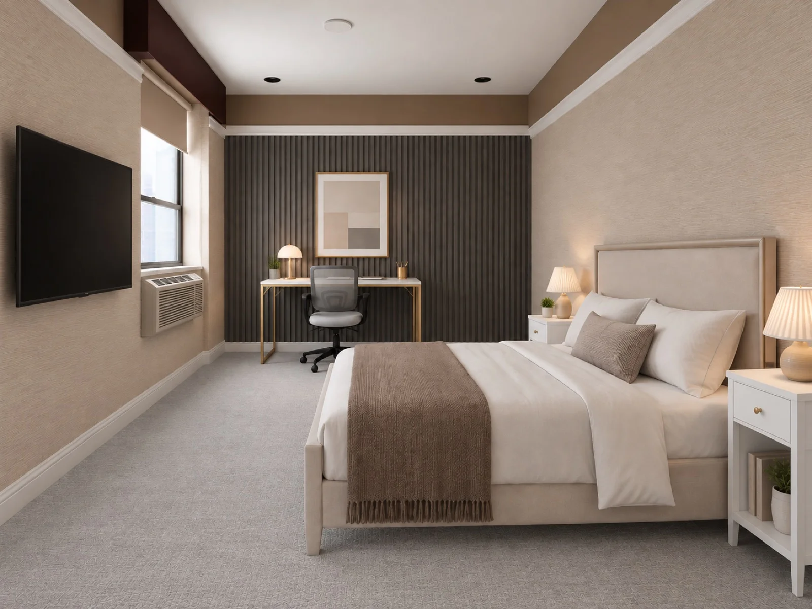 Private room with private bathroom in Midtown – Utilities included