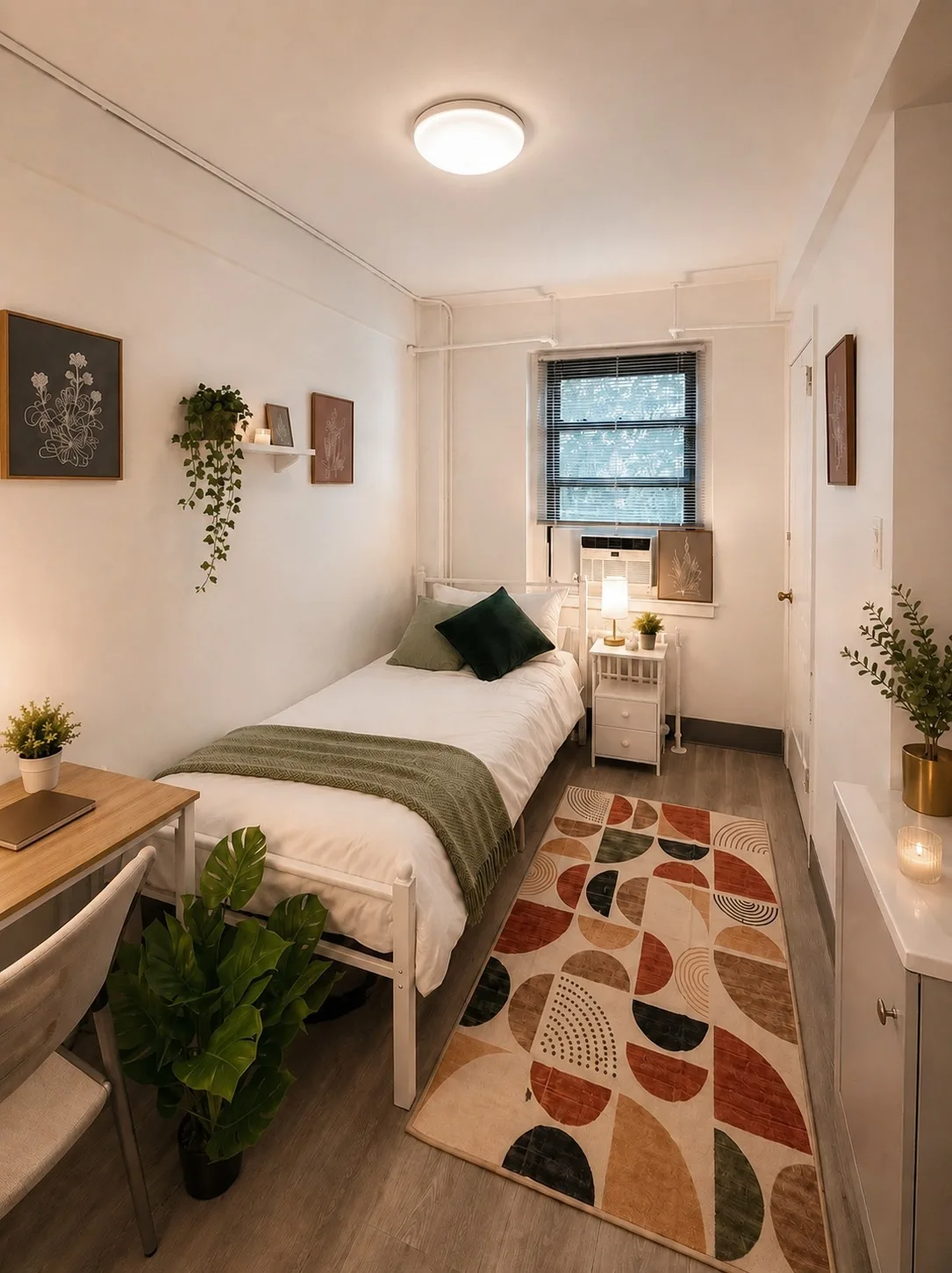 Private room with semi-private bathroom in Lincoln Square – Furnished