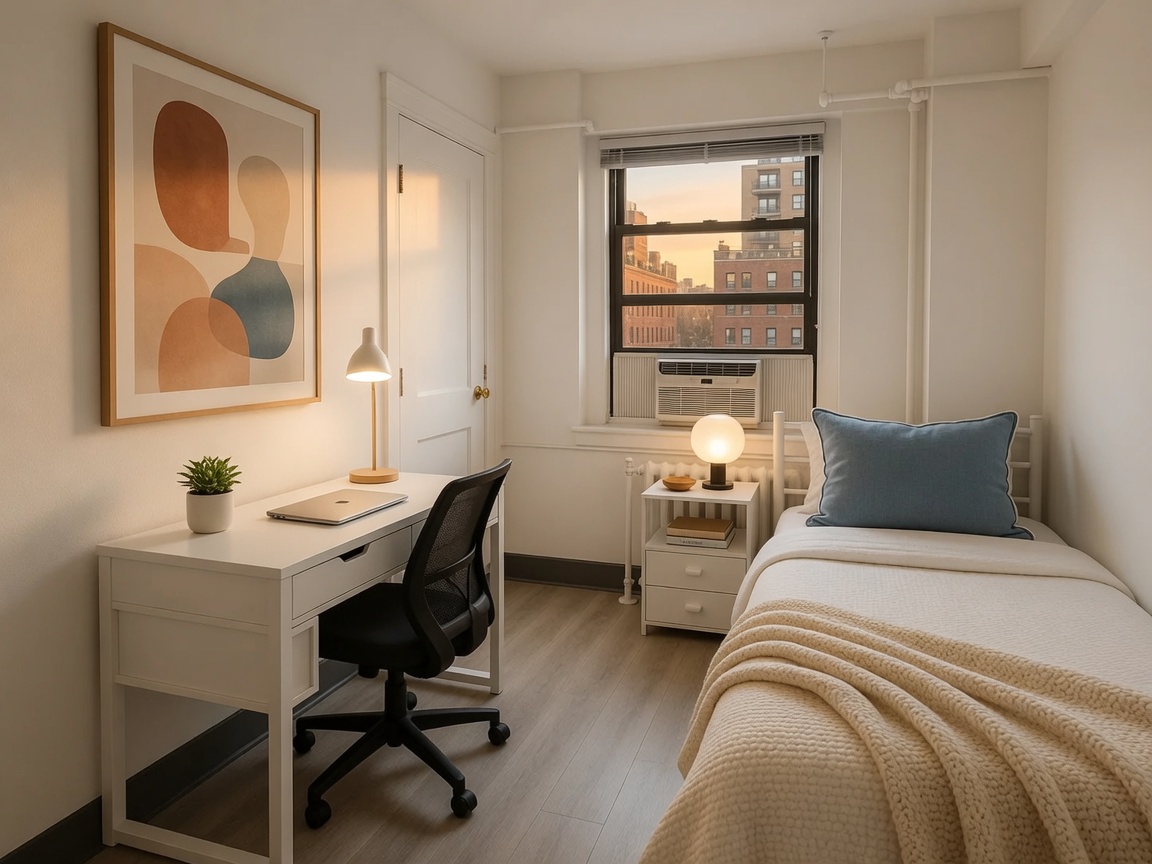 Private room with shared bathroom in Lincoln Square – Furnished, photo 5