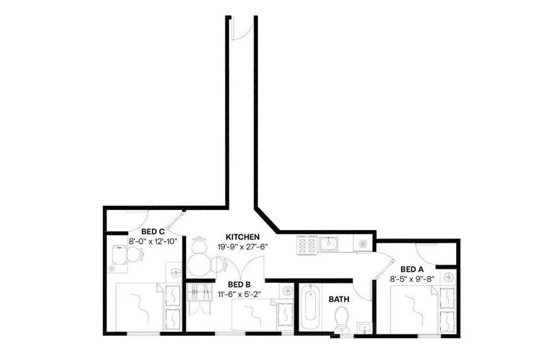 Private room with shared bathroom in Upper West Side – Furnished, photo 5