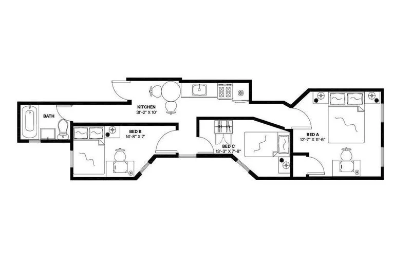 Private room with shared bathroom in Upper West Side – Furnished, photo 5