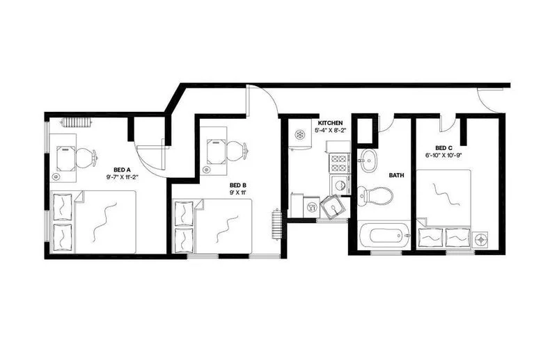 Private room with shared bathroom in Upper West Side – Furnished, photo 5