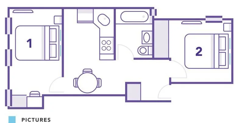 Private room with shared bathroom in Midtown – Furnished, photo 4