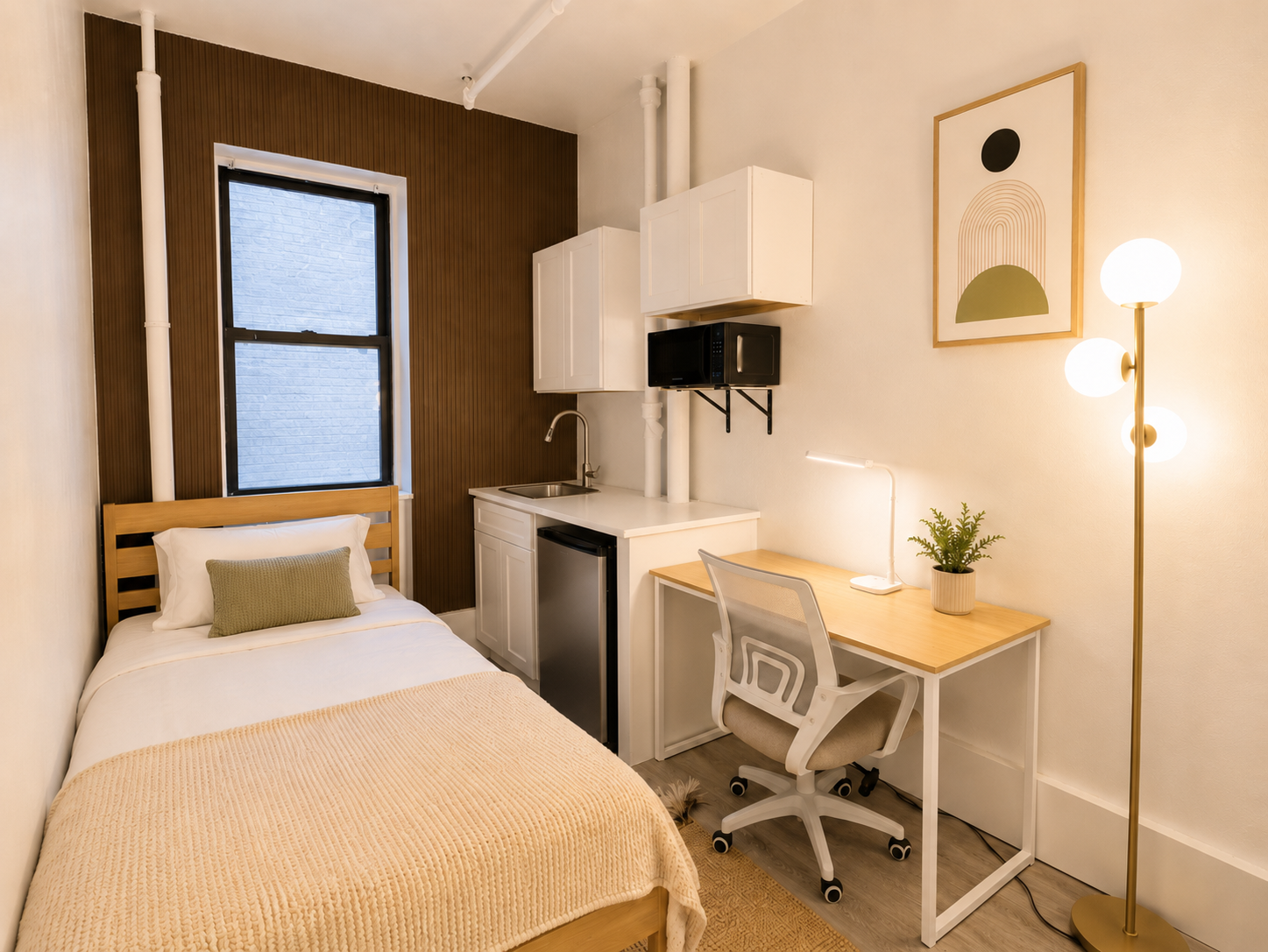 Private room with shared bathroom in Upper West Side – Furnished
