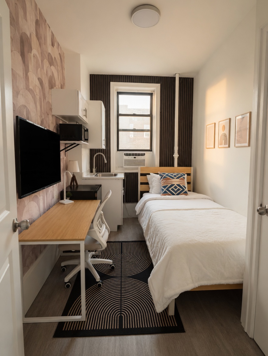 Private room with shared bathroom in Upper West Side – Furnished